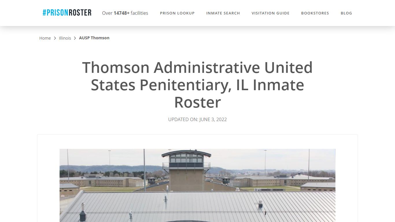 AUSP Thomson - Nationwide Inmate Search | Inmate Locator